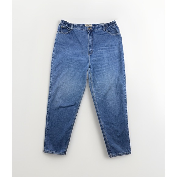 L.L. Bean Denim - L.L. Bean Women's Size 20 Medium/Tall Jeans Original Fit Relaxed Comfort Waist